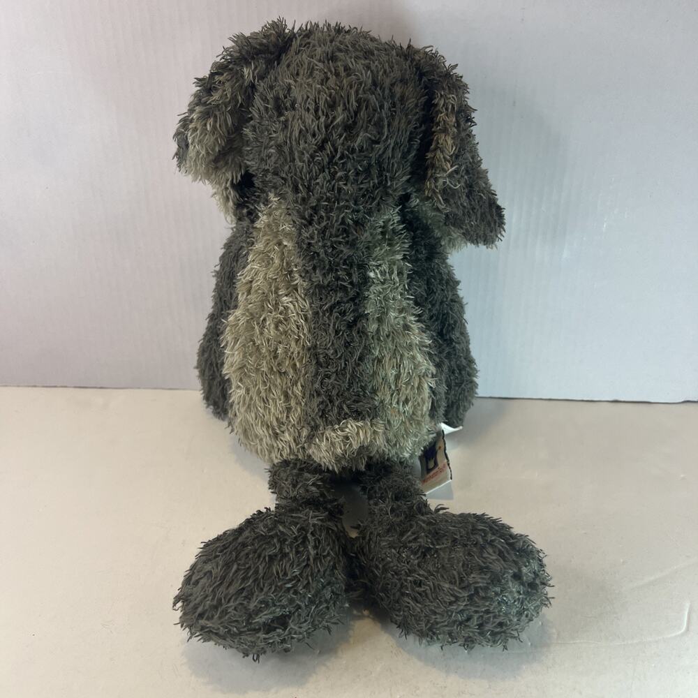 Vintage 2001 Manhattan Toy Gray Shaggy Plush Elephant Grey Long Leg’s 20" - GUC